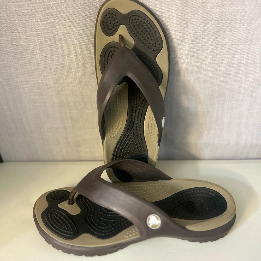 crocs MODI Flip Flop unisex men size 9 women side W11 new with no tag